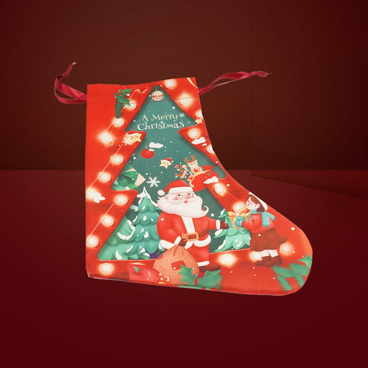 Santa Sock Gift Tote