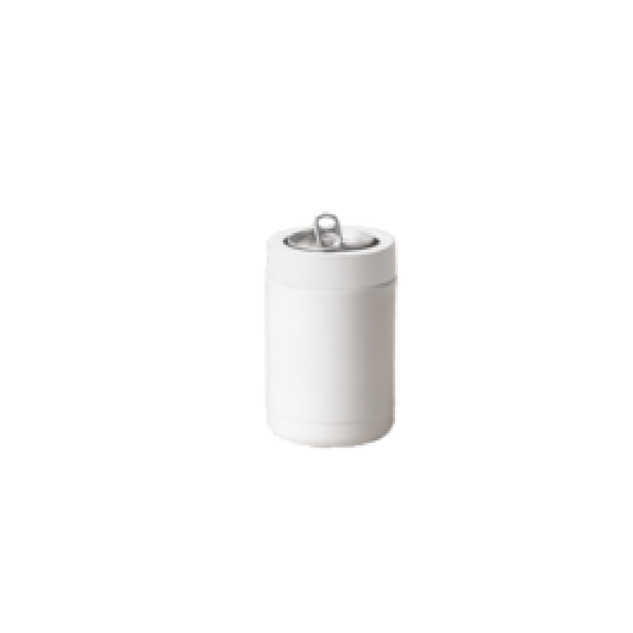 Insulated can & bottle  cooler in matte white