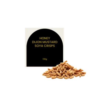 Fare & Fable Honey Dijon Mustard Soy Crisps, 130g