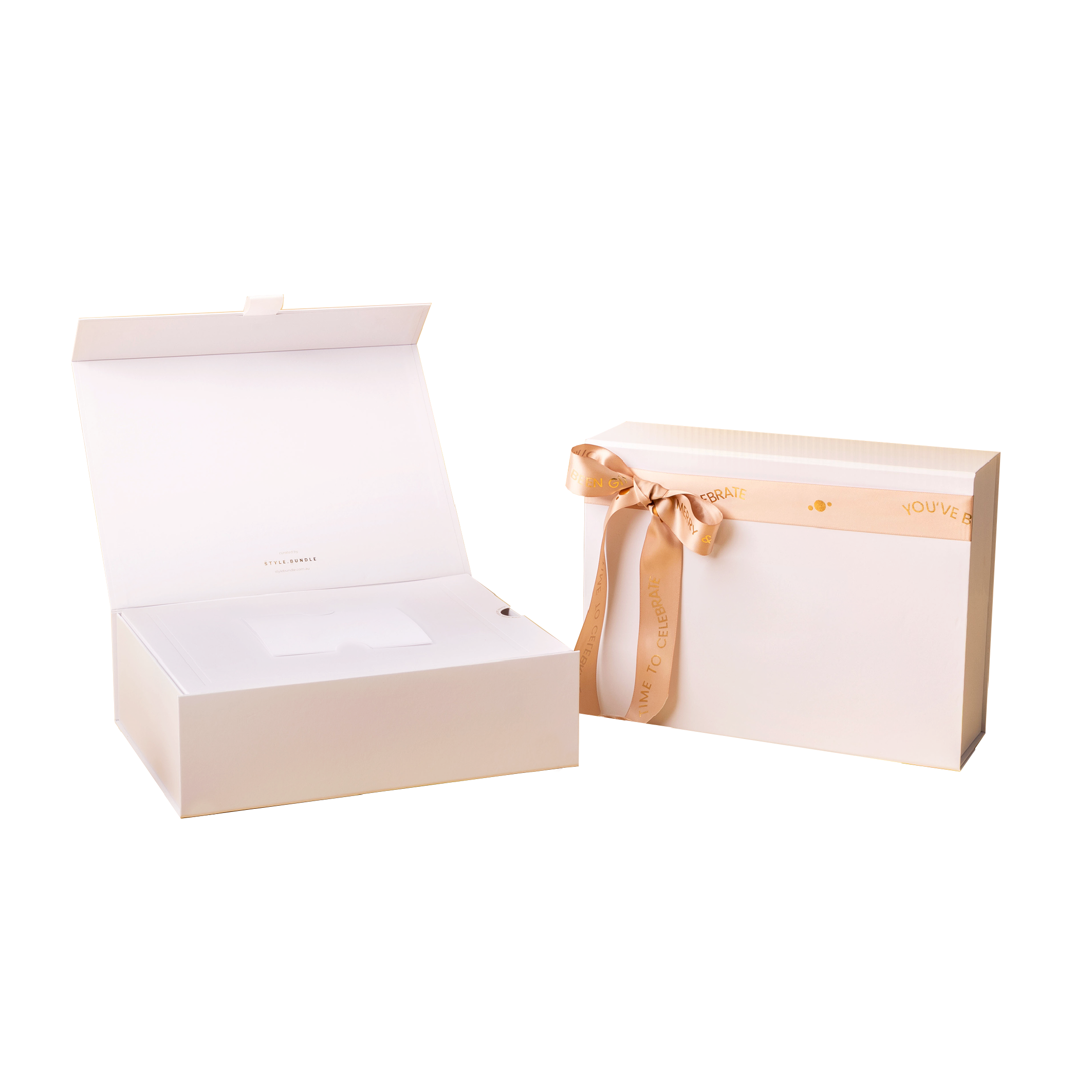 Hamperbox with ribbon