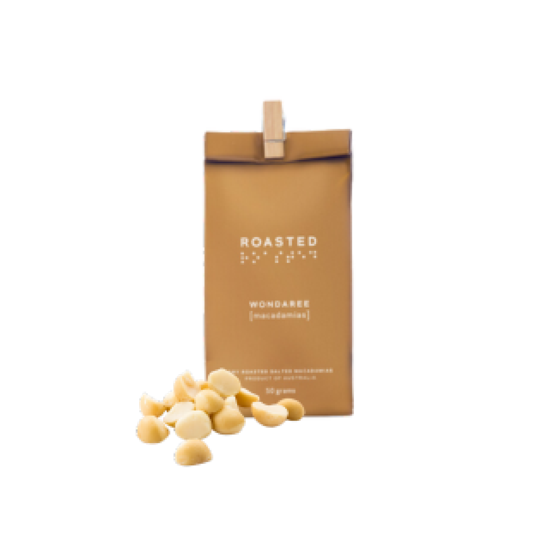 Wondaree roasted macadamias 50g